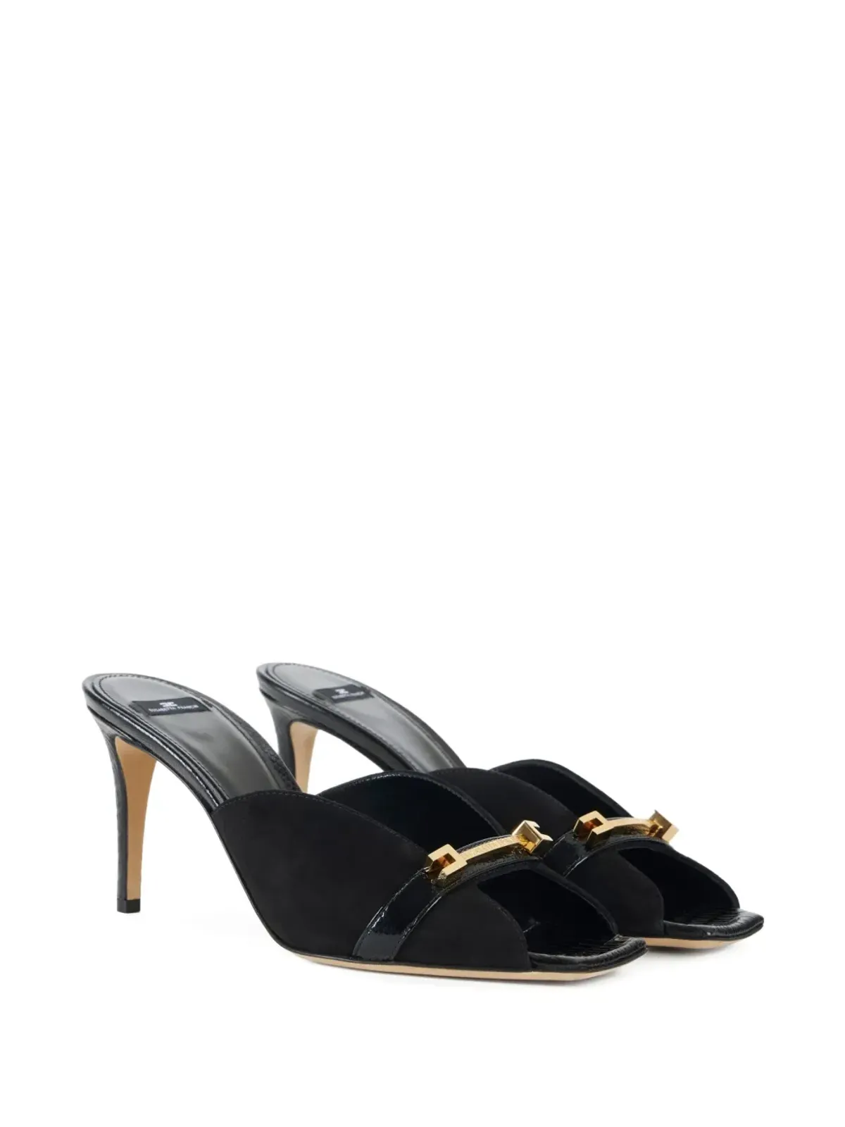 Elisabetta Franchi Riviera ジュエリーロゴ サンダル - 画像2