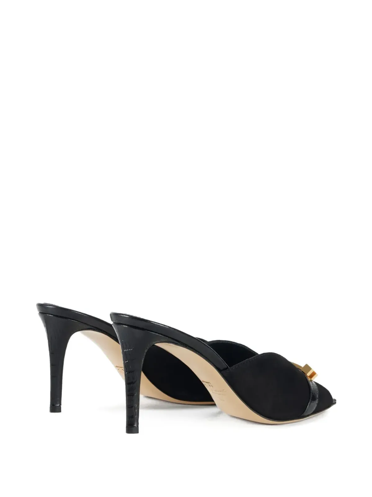 Elisabetta Franchi Riviera ジュエリーロゴ サンダル - 画像4