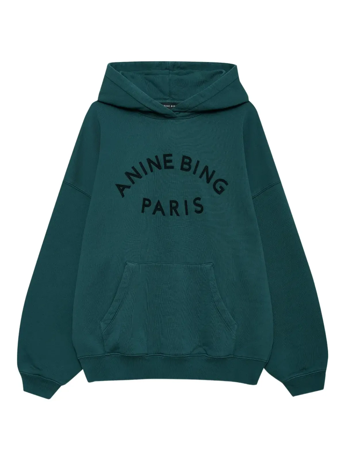 ANINE BING Harvey フーデッドスウェットシャツ グリーン - 画像1