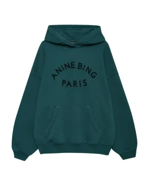 ANINE BING Harvey フーデッドスウェットシャツ グリーン - サムネイル1