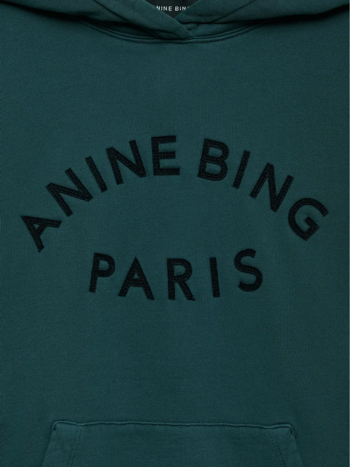 ANINE BING Harvey フーデッドスウェットシャツ グリーン - 画像5