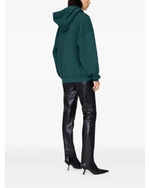 ANINE BING Harvey フーデッドスウェットシャツ グリーン - サムネイル4