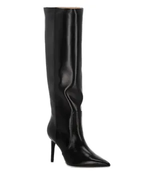 Stuart Weitzman レザー ポインテッドトゥ ニーハイブーツ - サムネイル2