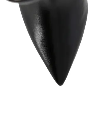 Stuart Weitzman レザー ポインテッドトゥ ニーハイブーツ - サムネイル3