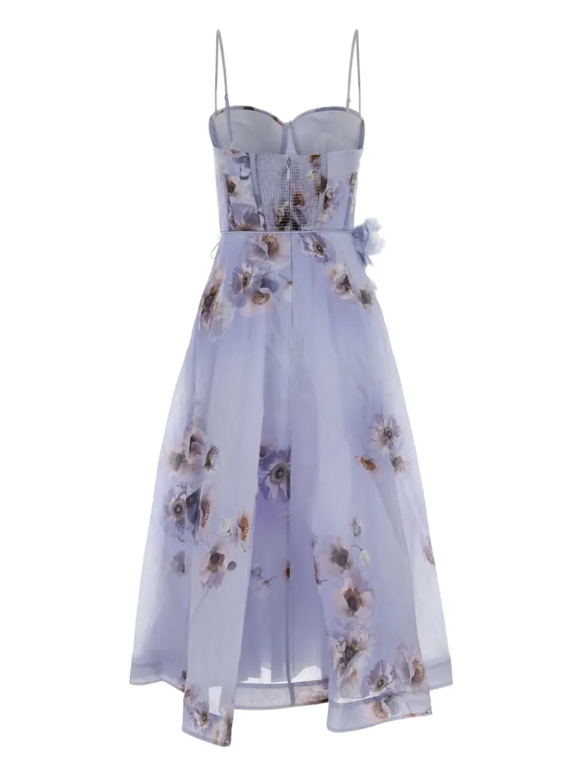 ZIMMERMANN Hypnotic Picnic floral-print midi dress - Purple - 画像2
