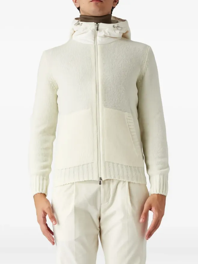 Gran Sasso Gran Sasso フード付きジップアップニットウェアの商品画像