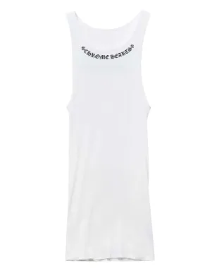 Chrome Hearts スクロールロゴ タンクトップ - White - サムネイル1