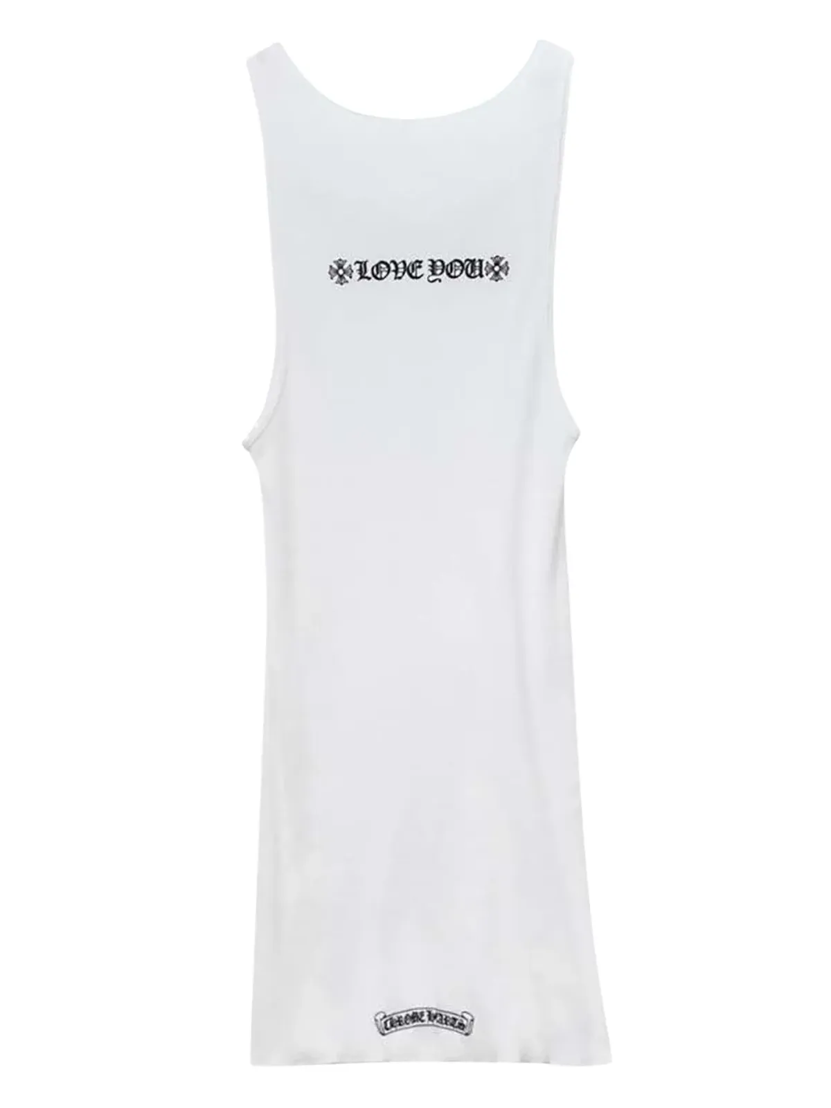 Chrome Hearts スクロールロゴ タンクトップ - White - 画像2