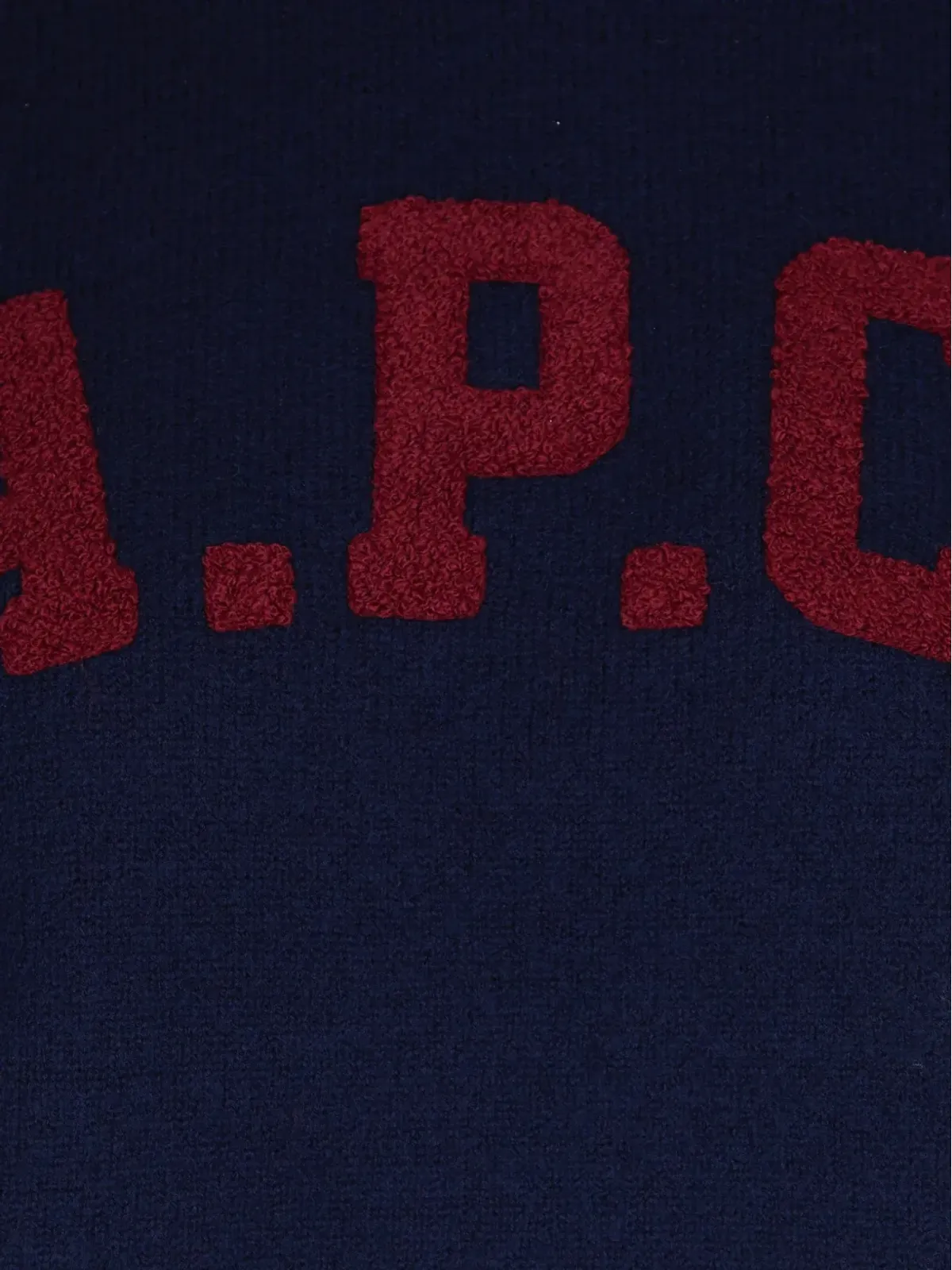 A.P.C. ロゴ刺繍入りタートルネックセーター - 画像3