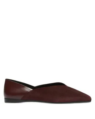Max Mara スクエアトゥ スエード バレエフラット - サムネイル1