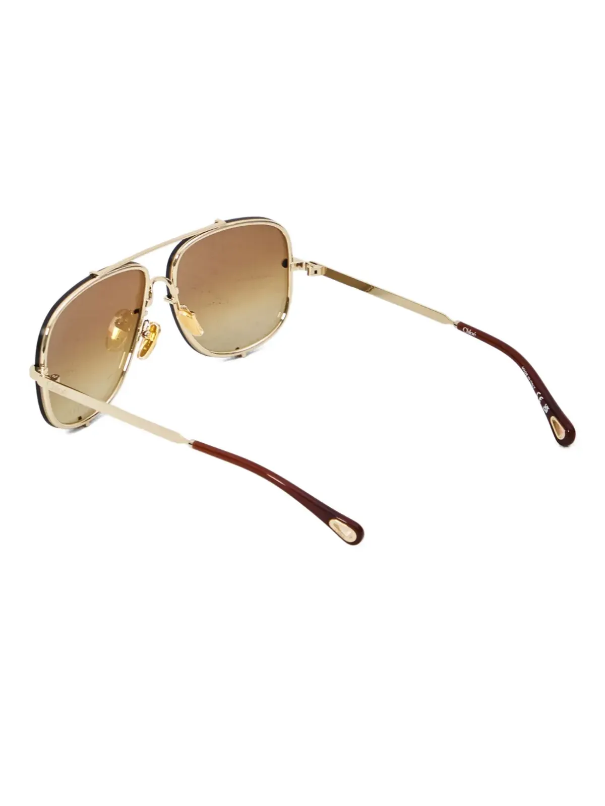 Chloé Eyewear グラデーションレンズ サングラス - Gold - 画像2