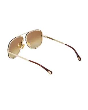 Chloé Eyewear グラデーションレンズ サングラス - Gold - サムネイル2