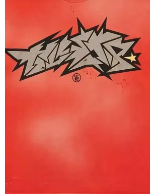 HELLSTAR Crack-print graphic T-shirt - Red - サムネイル2