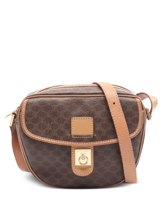 Celine Pre-Owned Celine ビンテージ ミニ 2000年代 Macadam ショルダーバッグ - Brownの商品画像
