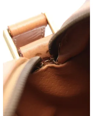 Celine ビンテージ ミニ 2000年代 Macadam ショルダーバッグ - Brown - サムネイル3