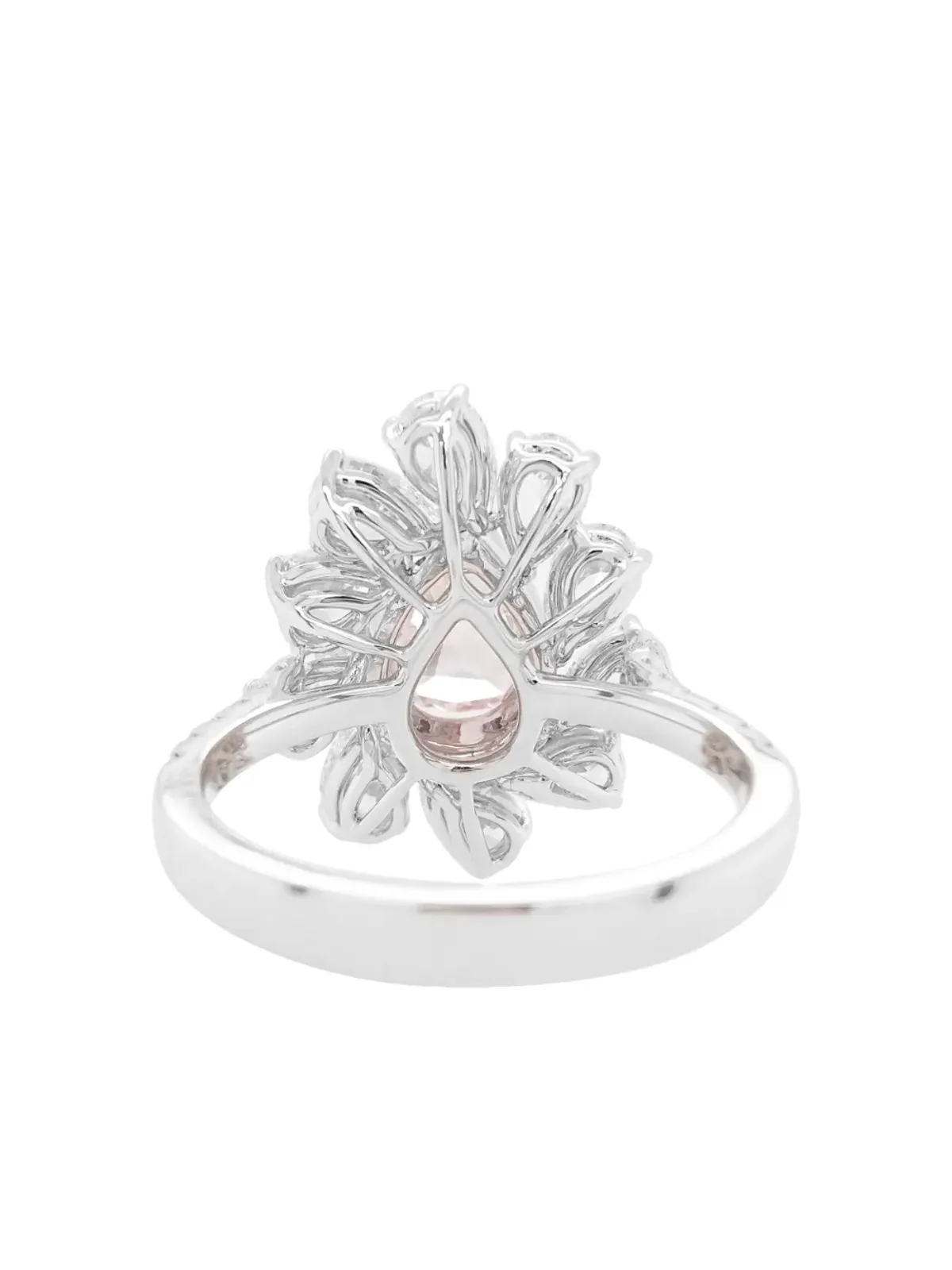 HYT Jewelry 18Kホワイトゴールドとローズゴールド ダイヤモンドリング - 画像3