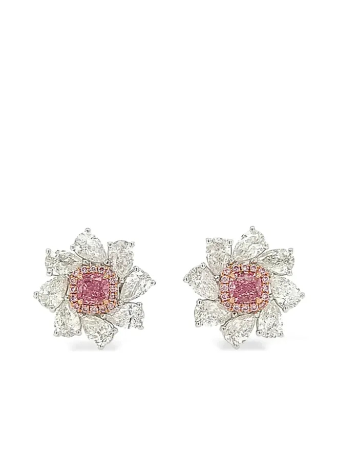 HYT Jewelry HYT Jewelry 18Kホワイトゴールド＆ローズゴールド ダイヤモンド ピアスの商品画像