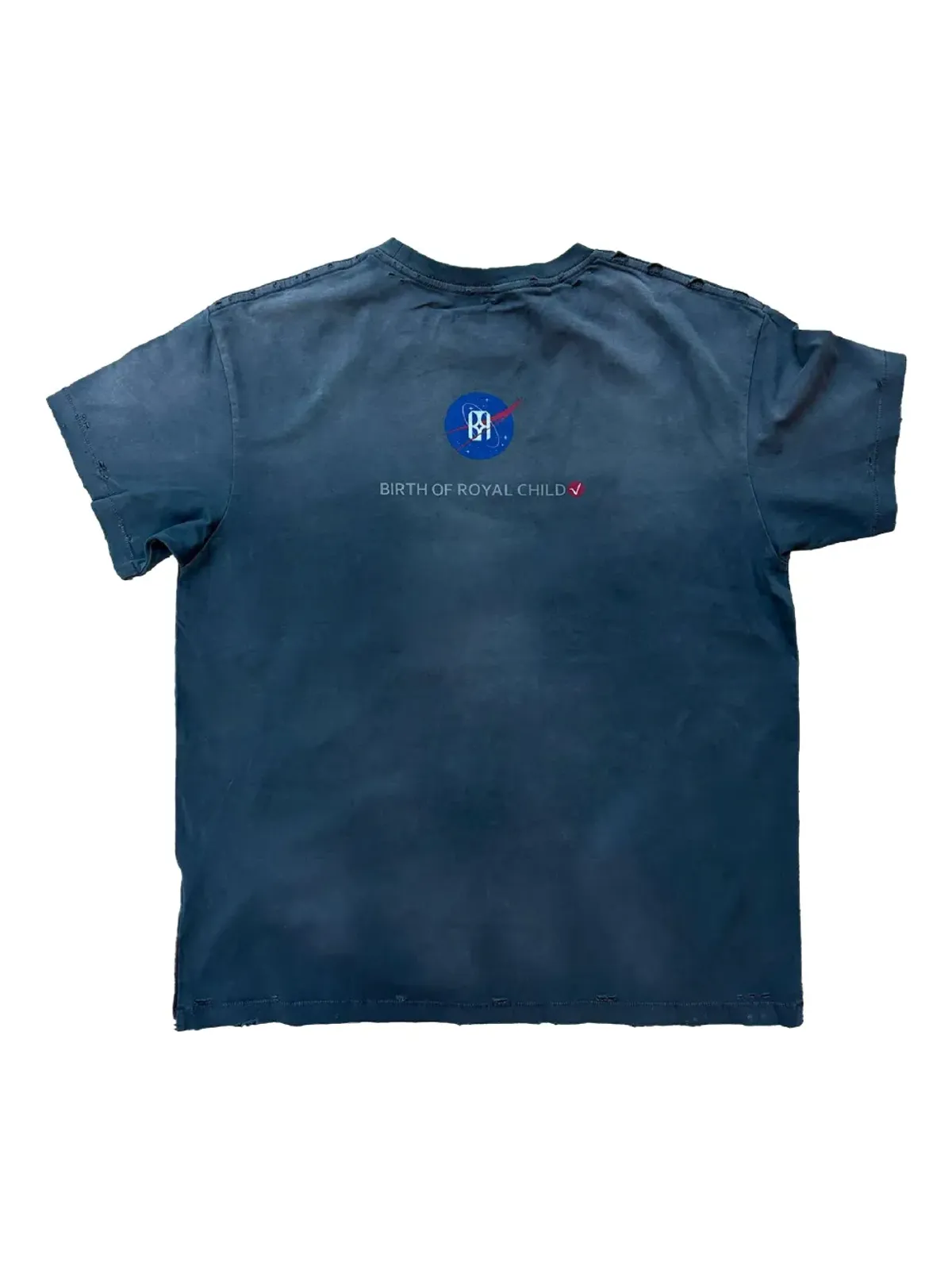BIRTH OF ROYAL CHILD Rocket T-shirt - Blue - 画像2