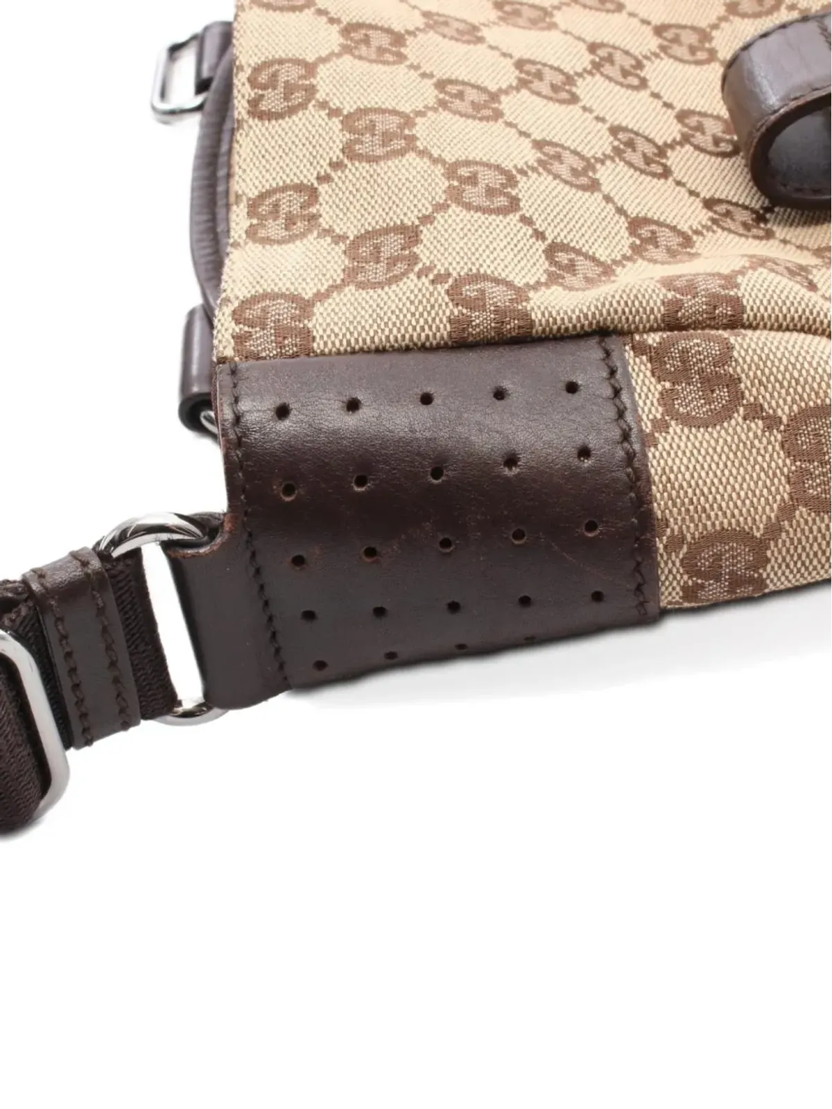 Gucci Pre-Owned 2000s GG Supreme canvas shoulder bag - Neutrals - 画像5
