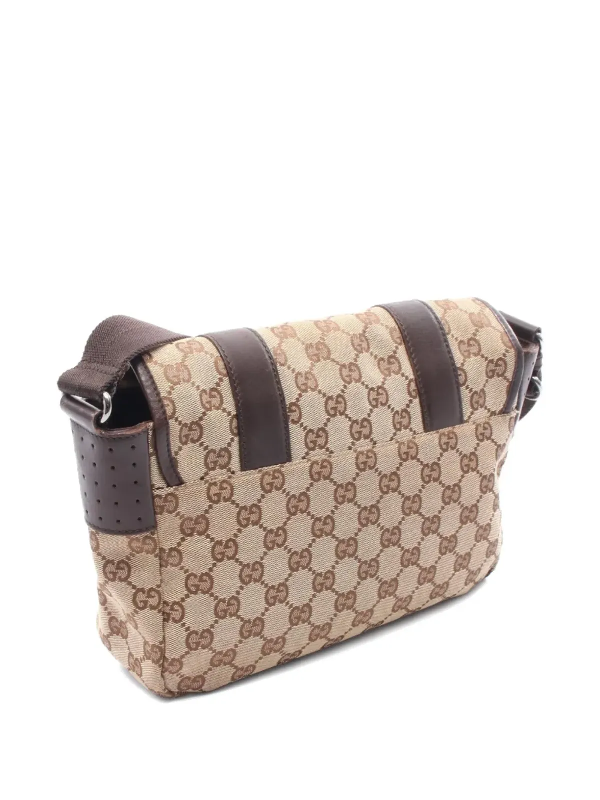 Gucci Pre-Owned 2000s GG Supreme canvas shoulder bag - Neutrals - 画像2