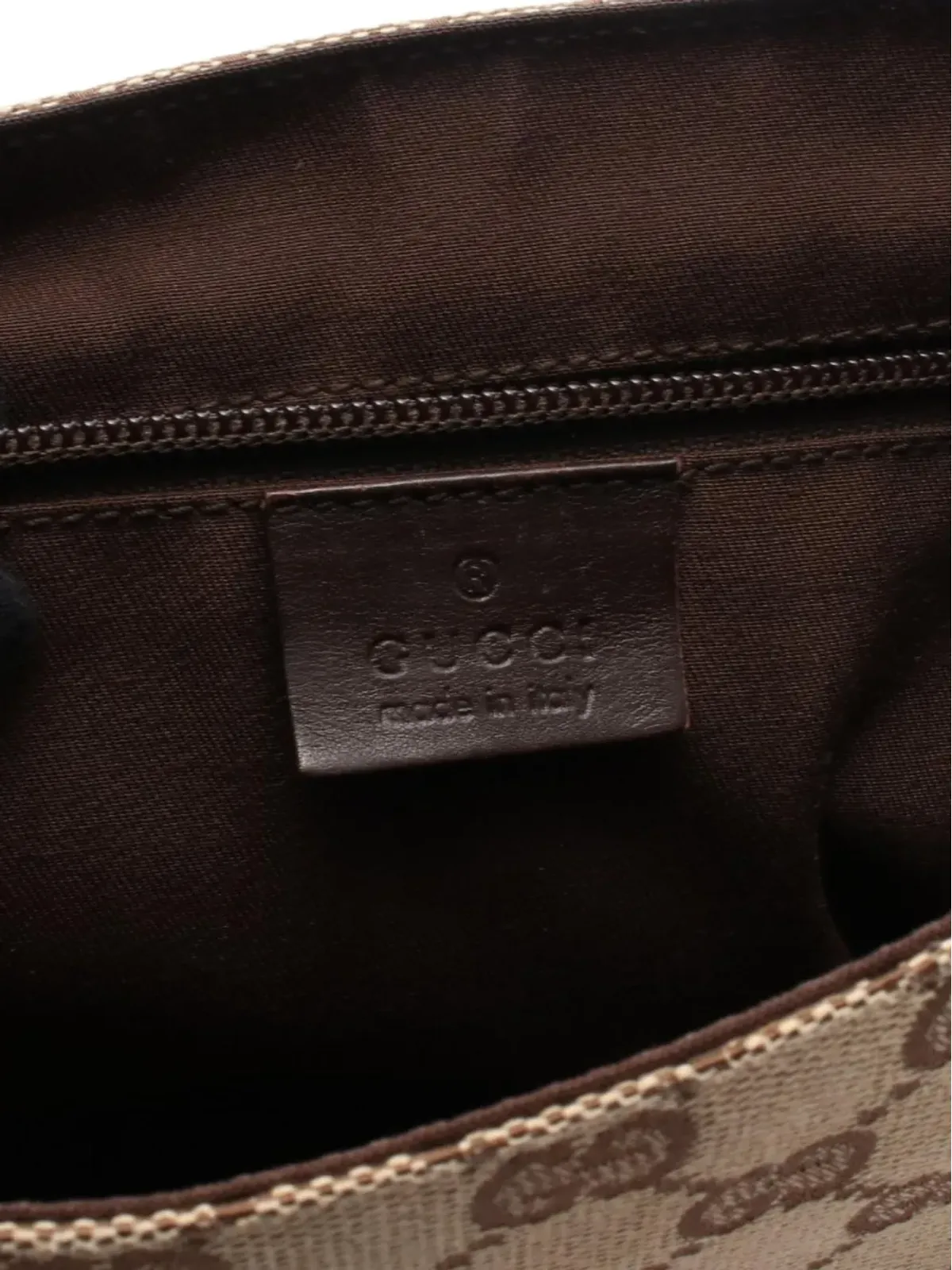 Gucci Pre-Owned 2000s GG Supreme canvas shoulder bag - Neutrals - 画像4