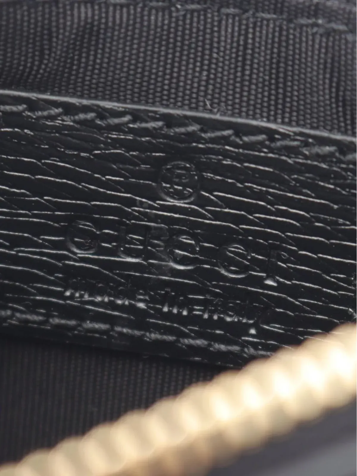 Gucci ビンテージ 2000年代 スクリプト コインケース - ブラック - 画像5
