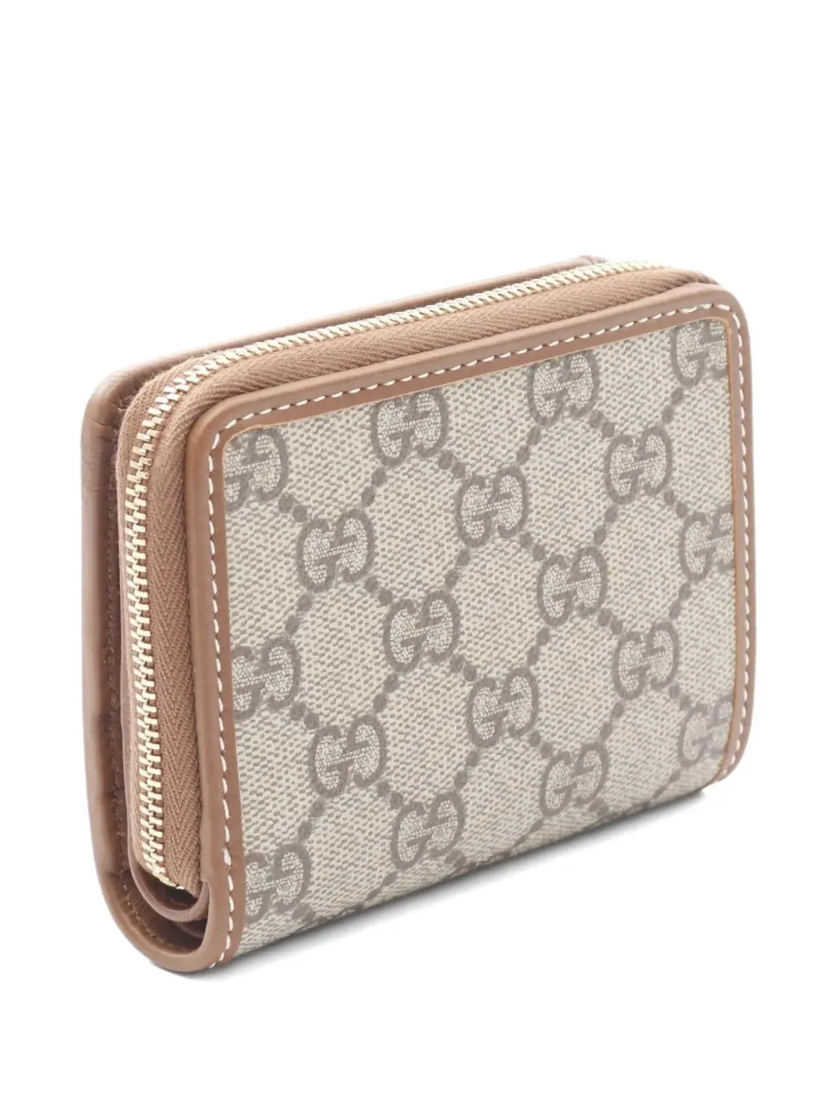 Gucci Pre-Owned GGエンブレム ジップウォレット - 画像2