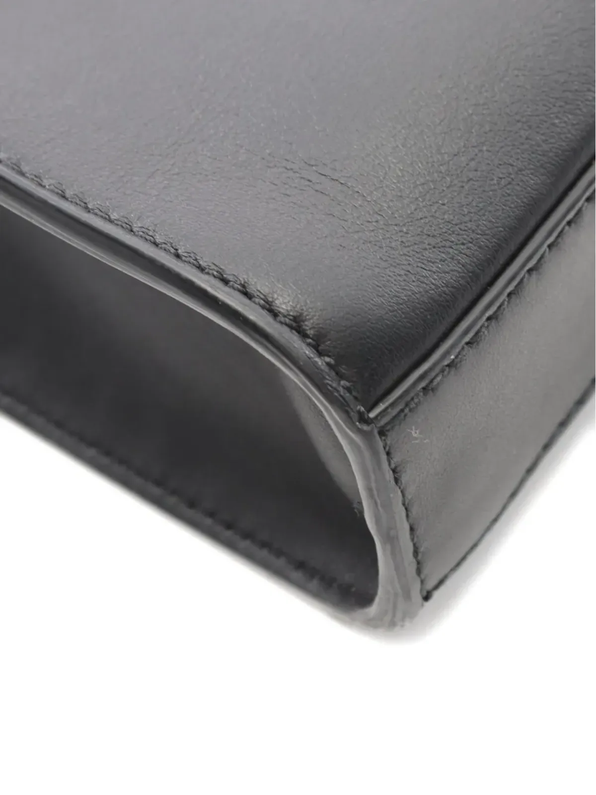 Fendi Pre-Owned 2010s ピークアブー レザー ブリーフケース バッグ - ブラック - 画像5