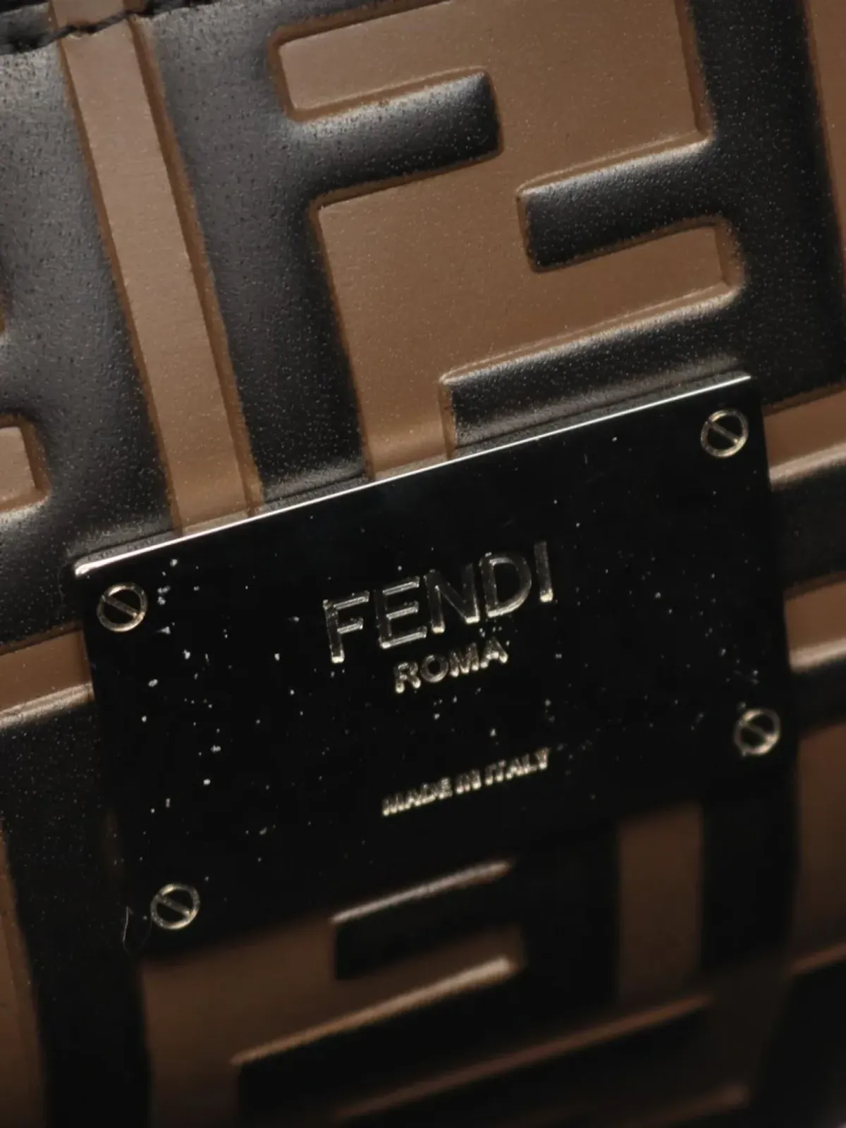 Fendi Pre-Owned 2010s ピークアブー レザー ブリーフケース バッグ - ブラック - 画像4