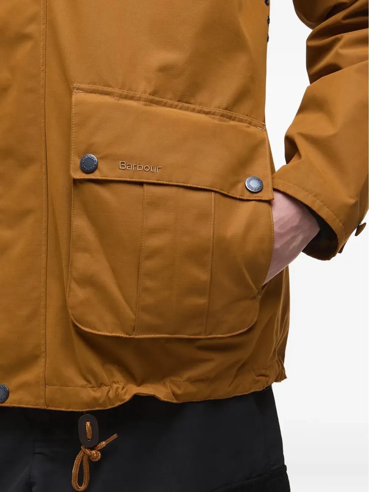 Barbour ウェーディングスペイ フード付きジャケット - 画像4