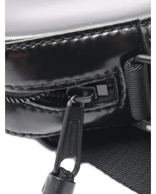Burberry Pre-Owned Thornton ロゴストライプ コーテッドキャンバス クロスボディバッグ - ブラック - サムネイル3