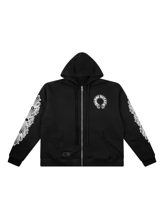 Chrome Hearts Chrome Hearts ホースシュー柄ジップアップフーディの商品画像