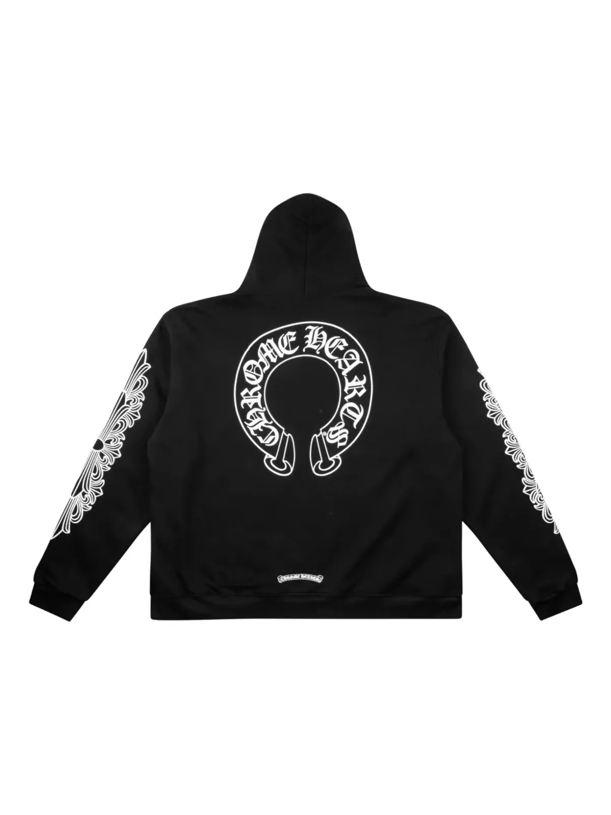 Chrome Hearts ホースシュー柄ジップアップフーディ - 画像2