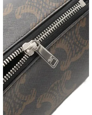Celine Pre-Owned トライオンフ ショルダーバッグ - ブラック - サムネイル4