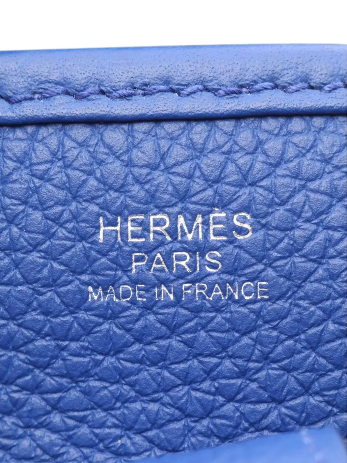 Hermès ビンテージ 2022 エブリン トロワ ショルダーバッグ ブルー - 画像5