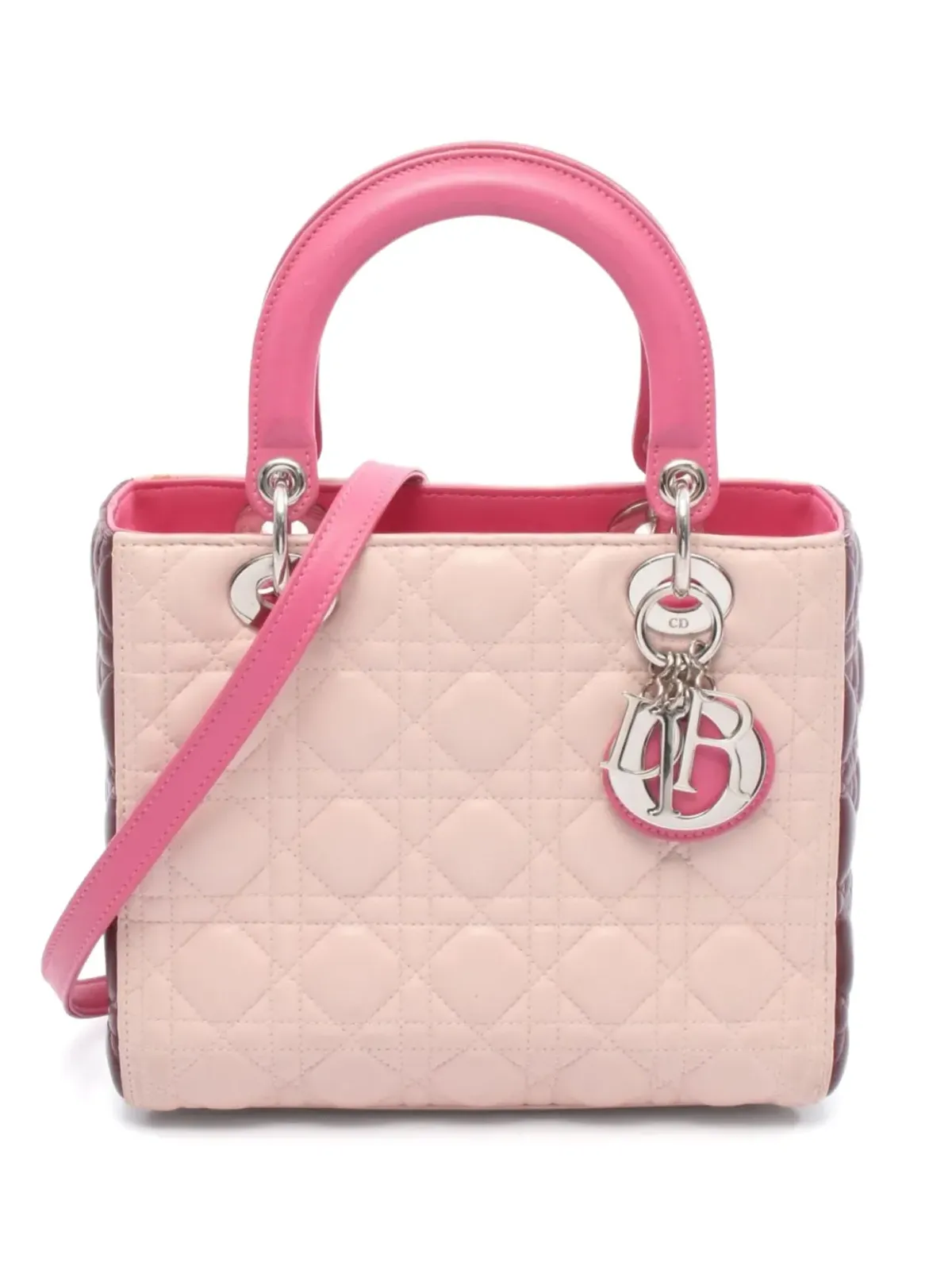 Christian Dior Pre-Owned レディ・ディオール 2ウェイ ハンドバッグ ピンク - 画像1