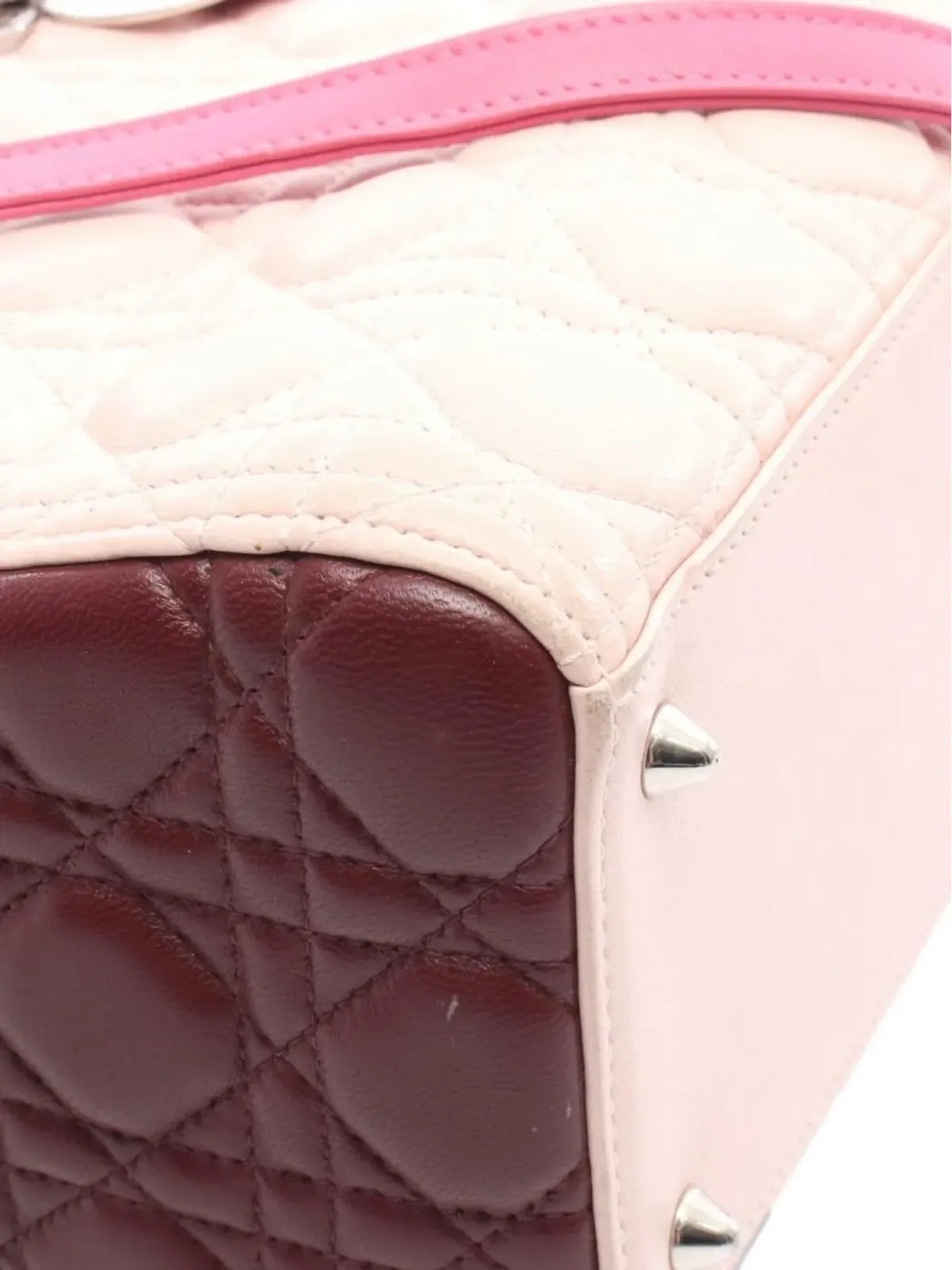 Christian Dior Pre-Owned レディ・ディオール 2ウェイ ハンドバッグ ピンク - 画像5