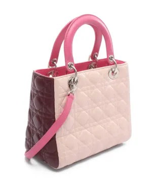 Christian Dior Pre-Owned レディ・ディオール 2ウェイ ハンドバッグ ピンク - サムネイル2