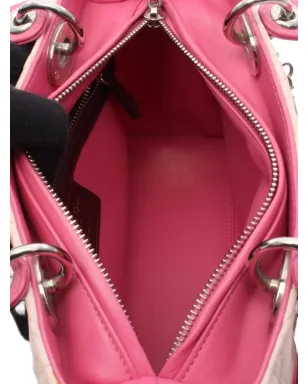 Christian Dior Pre-Owned レディ・ディオール 2ウェイ ハンドバッグ ピンク - サムネイル4