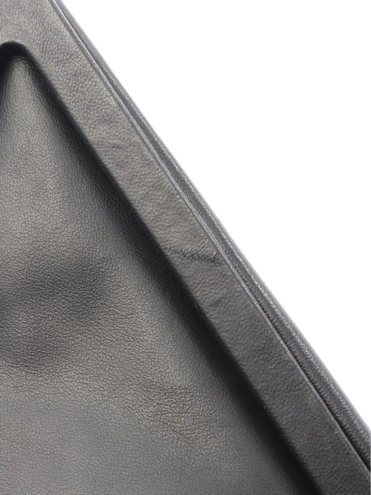 Bottega Veneta ビンテージ 2010年代 トライアングルフラップ クラッチバッグ - ブラック - 画像5