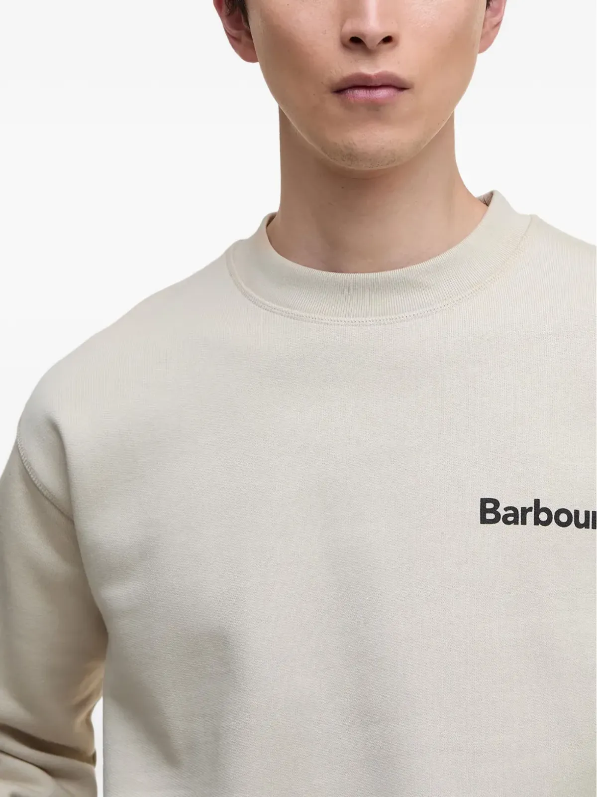 Barbour ロゴプリント クルーネック スウェットシャツ - 画像4