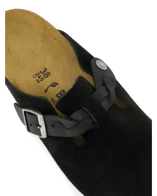 Birkenstock ボストン 編み込みストラップ レザー ミュール - サムネイル4