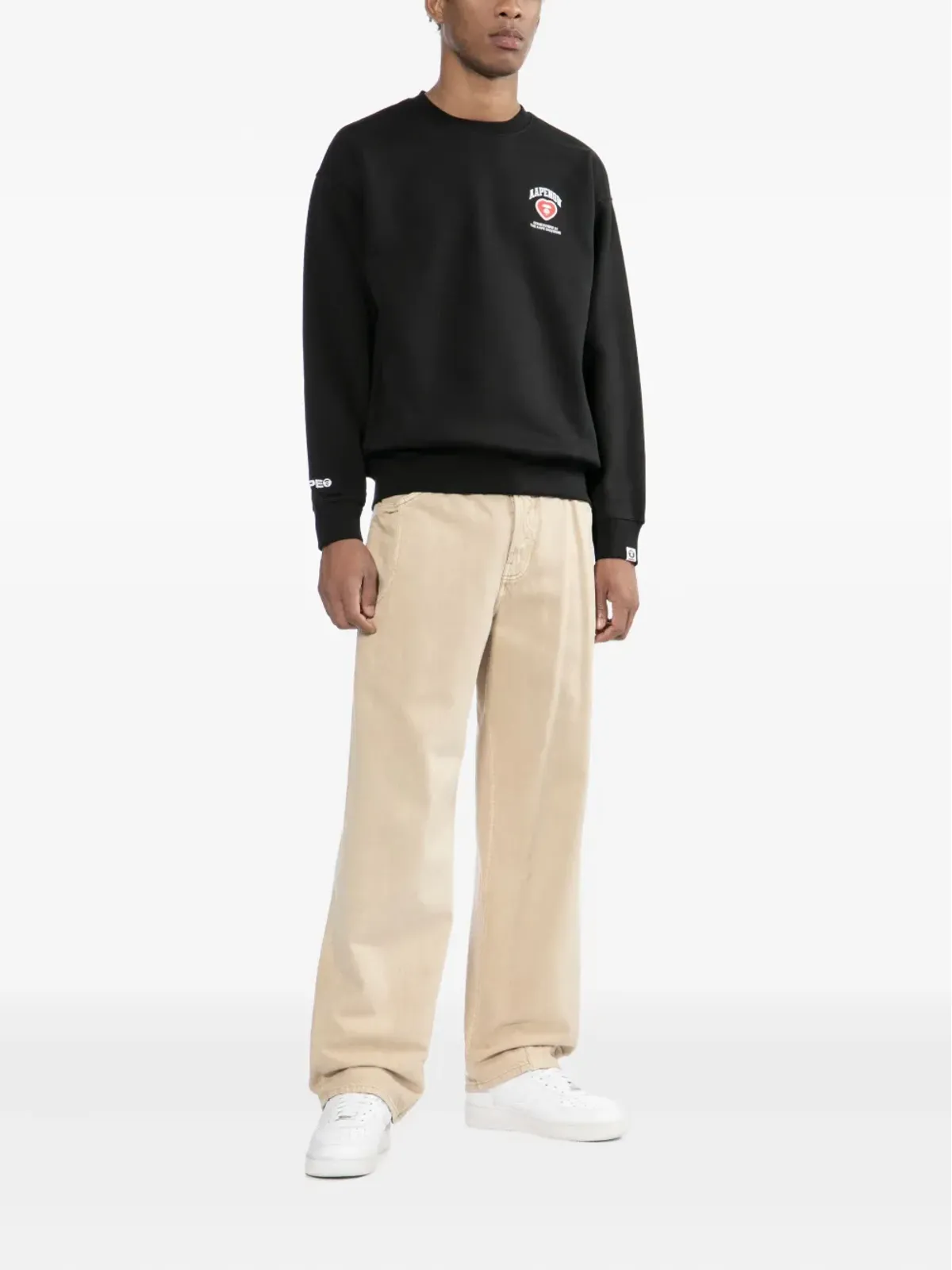 AAPE BY *A BATHING APE® ロゴパッチスウェット - 画像2