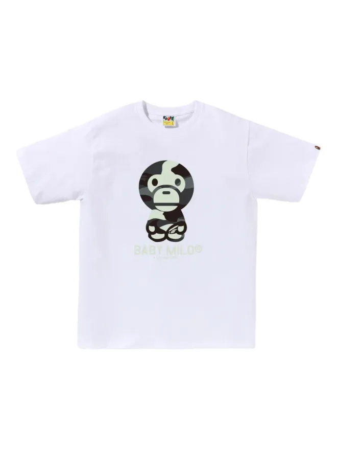 A BATHING APE® A BATHING APE® Baby Milo グラフィックTシャツ - ホワイトの商品画像