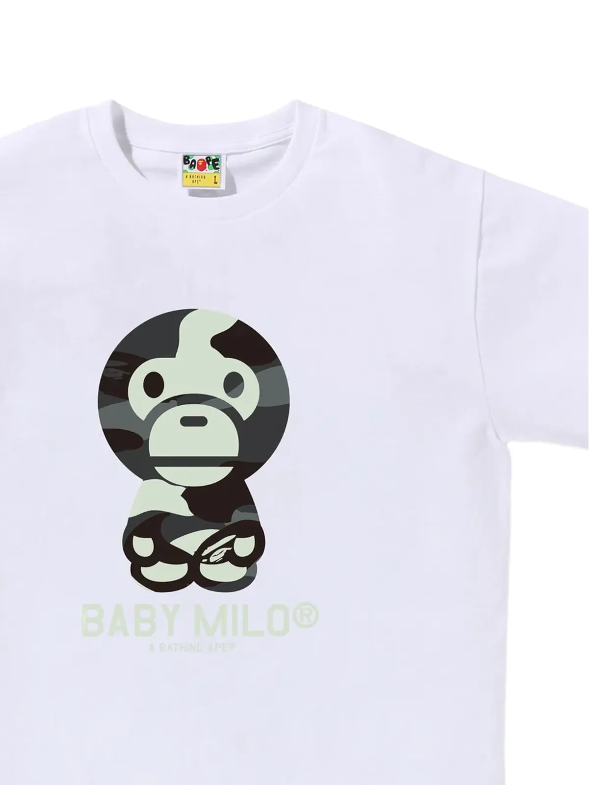 A BATHING APE® Baby Milo グラフィックTシャツ - ホワイト - 画像2