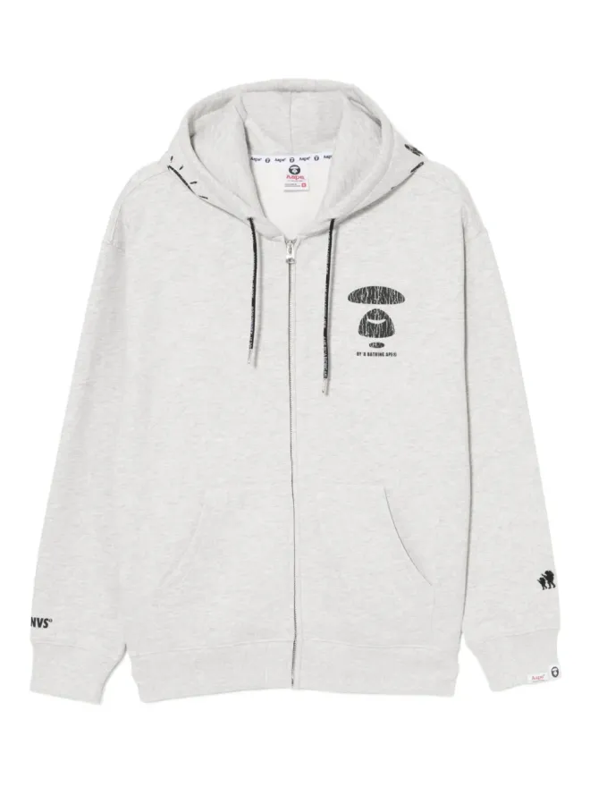 AAPE BY *A BATHING APE® AAPE BY *A BATHING APE® ロゴプリントフーディーの商品画像