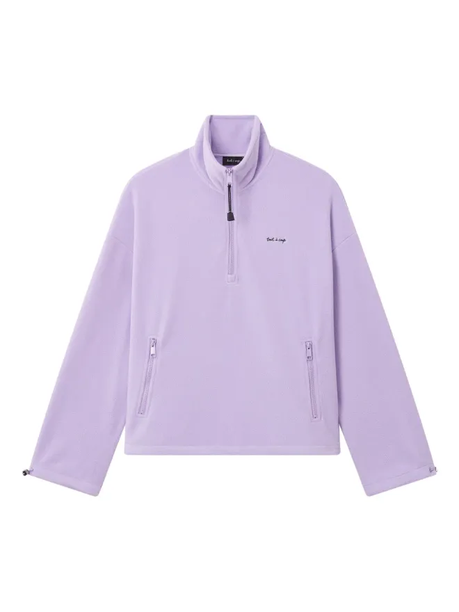 tout a coup tout a coup 半ジップ フリース スウェットシャツの商品画像