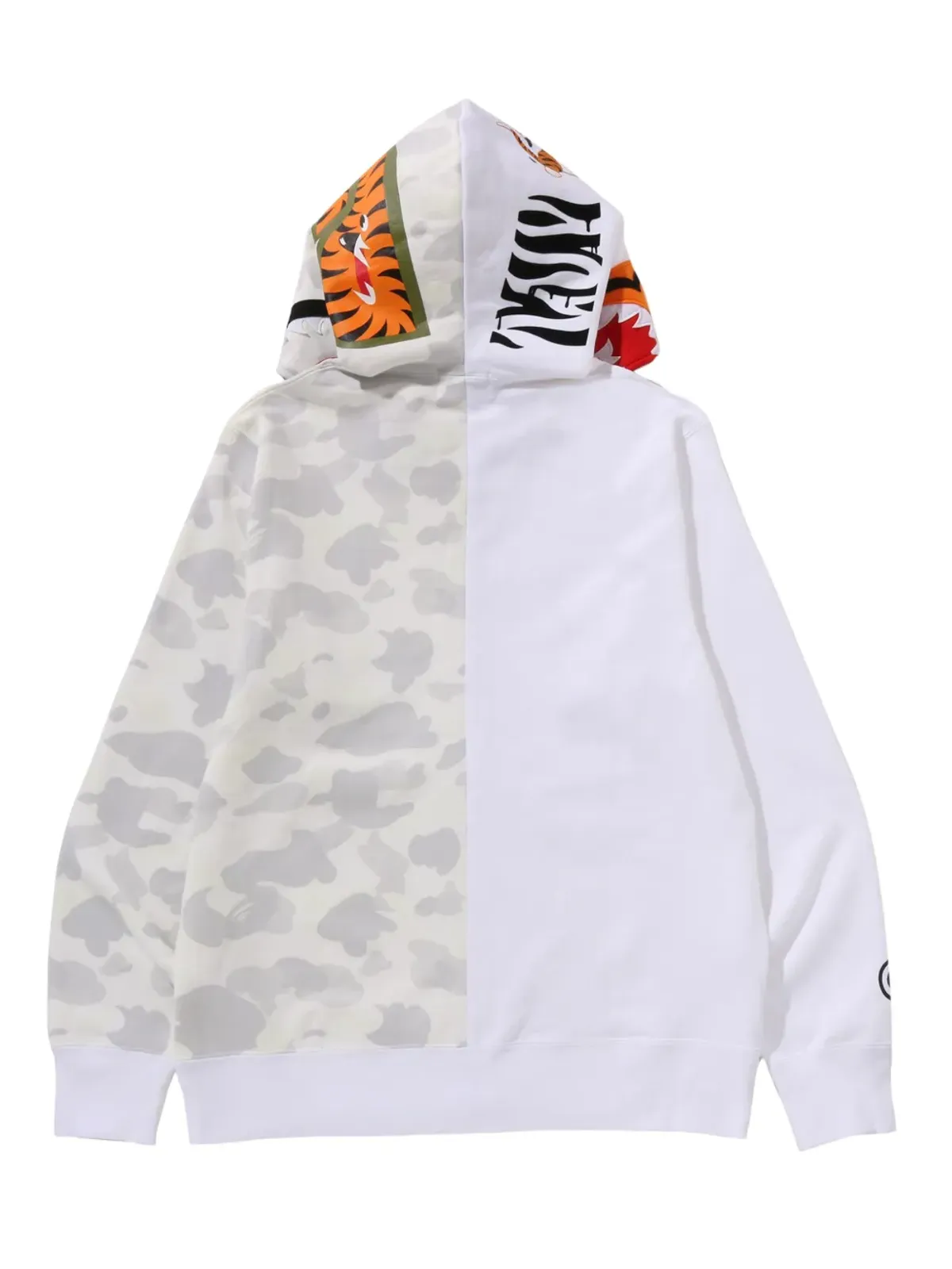 A BATHING APE® タイガーシャークジップアップフーディー - White - 画像2