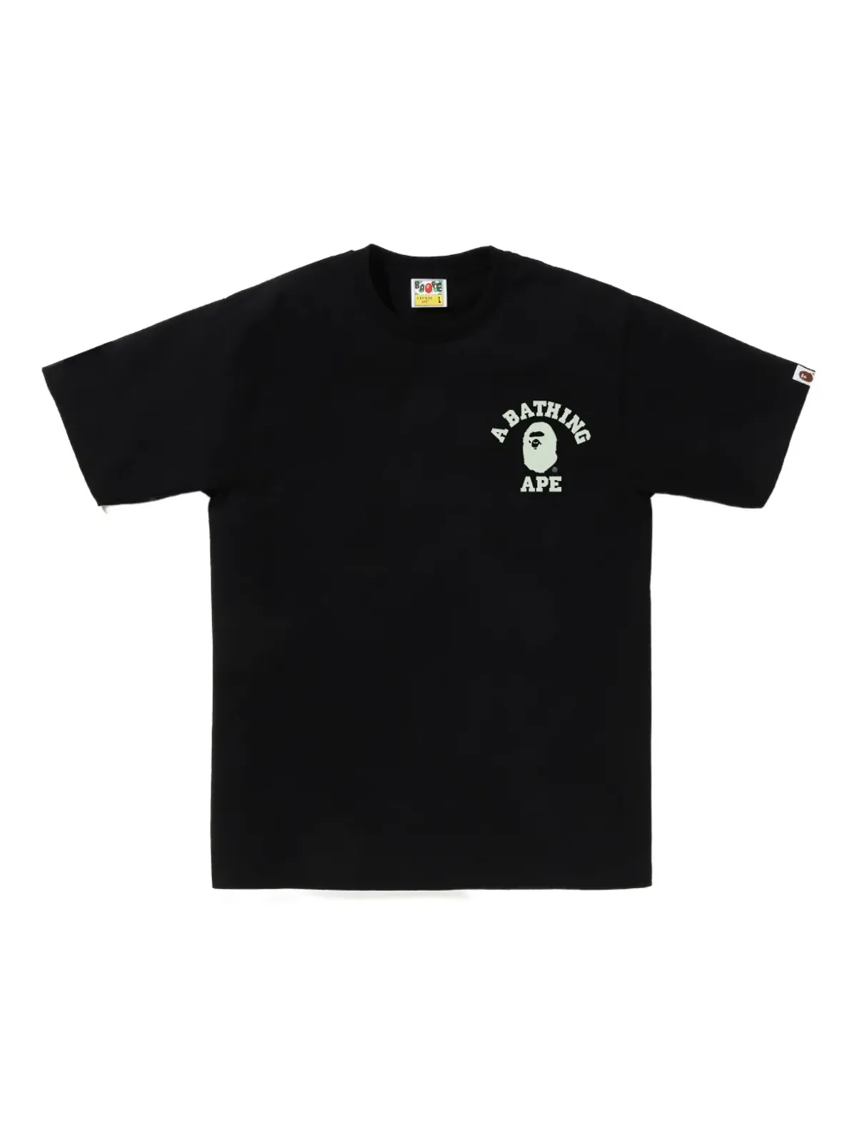 A BATHING APE® グローインザダークTシャツ - ブラック - 画像1