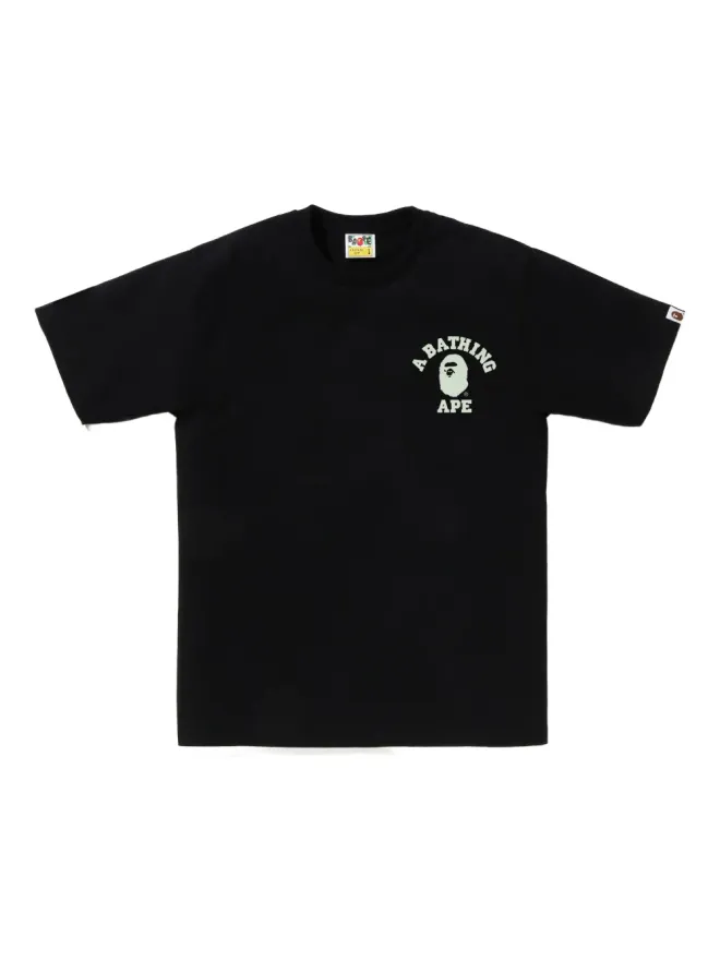 A BATHING APE® A BATHING APE® グローインザダークTシャツ - ブラックの商品画像